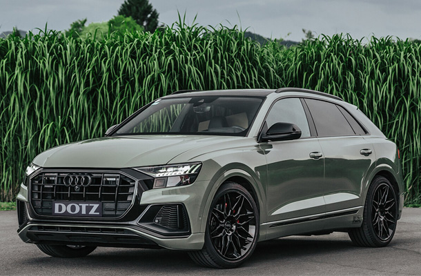 Audi Q8 with 22 inch DOTZ Longbeach Wheels