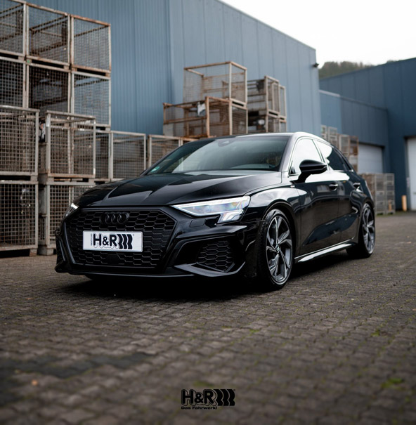 Audi A3 on H&R lowering springs